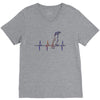 my heart beats for parrots V-Neck Tee