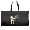 Astronaut Celebrating Independence  Day at 1776 Weekender Totes
