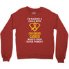 I'm Raising A Child With Childhood Cancer What's Your Super Power Crewneck Sweatshirt