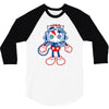 skull bolt 3/4 Sleeve Shirt