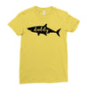 Daddy Shark Ladies Fitted T-Shirt