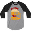 drink beer fuck fear 3/4 Sleeve Shirt