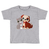 nice cat and dog Toddler T-shirt