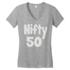 nifty 50 Women's V-Neck T-Shirt