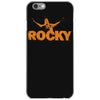 new rocky balboa stallone dark blue logo movie iPhone 6/6s Case