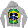 brazil till i die Zipper Hoodie