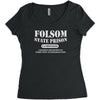 folsom state prison Women's Triblend Scoop T-shirt