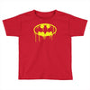 batman dying bleeding logo Toddler T-shirt