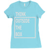 think outside the box Ladies Fitted T-Shirt