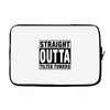 straight outta tilted towers Laptop sleeve