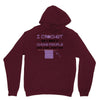 i crochet so i don't choke people save a life, send yarn Unisex Hoodie