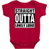 straight outta lonely lodge Baby Bodysuit