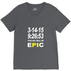 pi day 2015 pie math V-Neck Tee