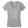 ice cream or a felony Women's V-Neck T-Shirt