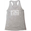 footy &amp; beer what else is there Racerback Tank