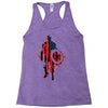 captain america flag abstract Racerback Tank