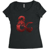 dungeons dragons Women's Triblend Scoop T-shirt