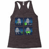 saving the world, one small step at a time Racerback Tank