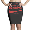 enjoy cocaine funny gray Pencil Skirts