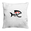 piranha Throw Pillow