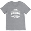 i have a beautiful daughter V-Neck Tee