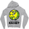 tennis ball racket Zipper Hoodie
