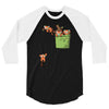 pocket red pandas 3/4 Sleeve Shirt