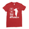 eat sleep battlefield 4, funny Ladies Fitted T-Shirt