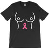 breast with pink ribbon T-Shirt