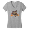 meowy krampus Women's V-Neck T-Shirt