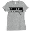 sarcasm services (2) Ladies Fitted T-Shirt