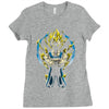 majin warrior Ladies Fitted T-Shirt