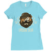 urbane bear Ladies Fitted T-Shirt