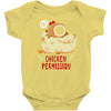 chicken permission Baby Bodysuit