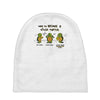 become a ninja turtle Baby Beanies