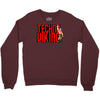 funny techno viking 3, ideal birthday present or gift Crewneck Sweatshirt