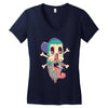 new skul Women's V-Neck T-Shirt