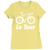 le tour bike silhouette 2015 de france new Ladies Fitted T-Shirt