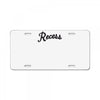 recess License Plate