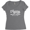 Vandelay industries import Export Original Size 89 Women's Triblend Scoop T-shirt