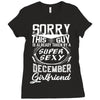 This Guy Is Taken By A Super Sexy December Girlfriend Ladies Fitted T-Shirt