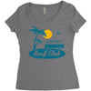 surf club Women's Triblend Scoop T-shirt