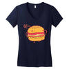 big buns Women's V-Neck T-Shirt