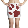 animal feet Mini Skirts