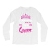Celebrating With the 8th Birthday Queen Long Sleeve Shirts
