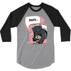 meh says honey badger 3/4 Sleeve Shirt