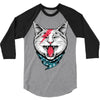cat rock 3/4 Sleeve Shirt