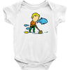 part time job   aquarium Baby Bodysuit