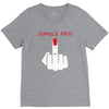 jungle red V-Neck Tee