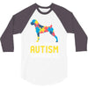 boxers support autism awareness 3/4 Sleeve Shirt